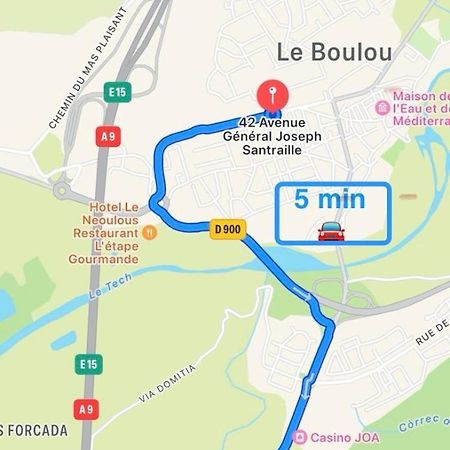 Appart Avec Chambre Lumineux Et Chaleureux Le Boulou Zewnętrze zdjęcie